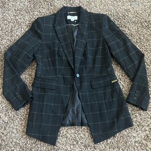 Calvin Klein Black Checkered Women’s Blazer